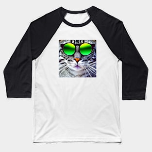 Coolest Cat #1 Baseball T-Shirt